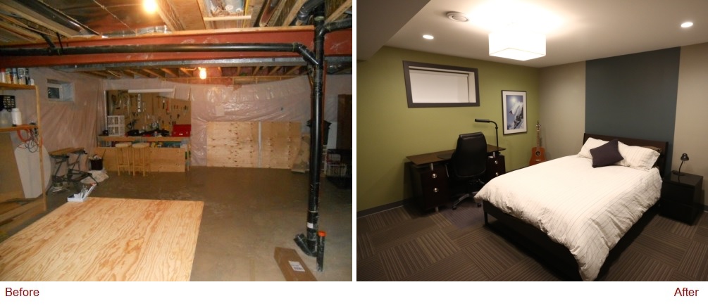 Before and After Photo - IDEATE Interior Design